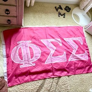 Phi sigma sigma bundle flag letters flash tats